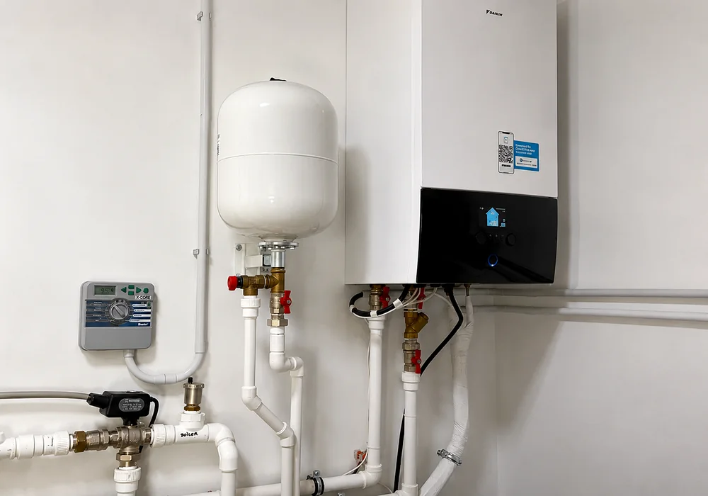 Cameră tehnică compactă cu pompă de căldură Daikin